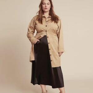 11 Honore Teedra twill shirtdress NWT size 18